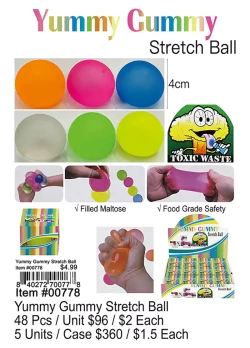 Yummy Gummy Stretch Ball